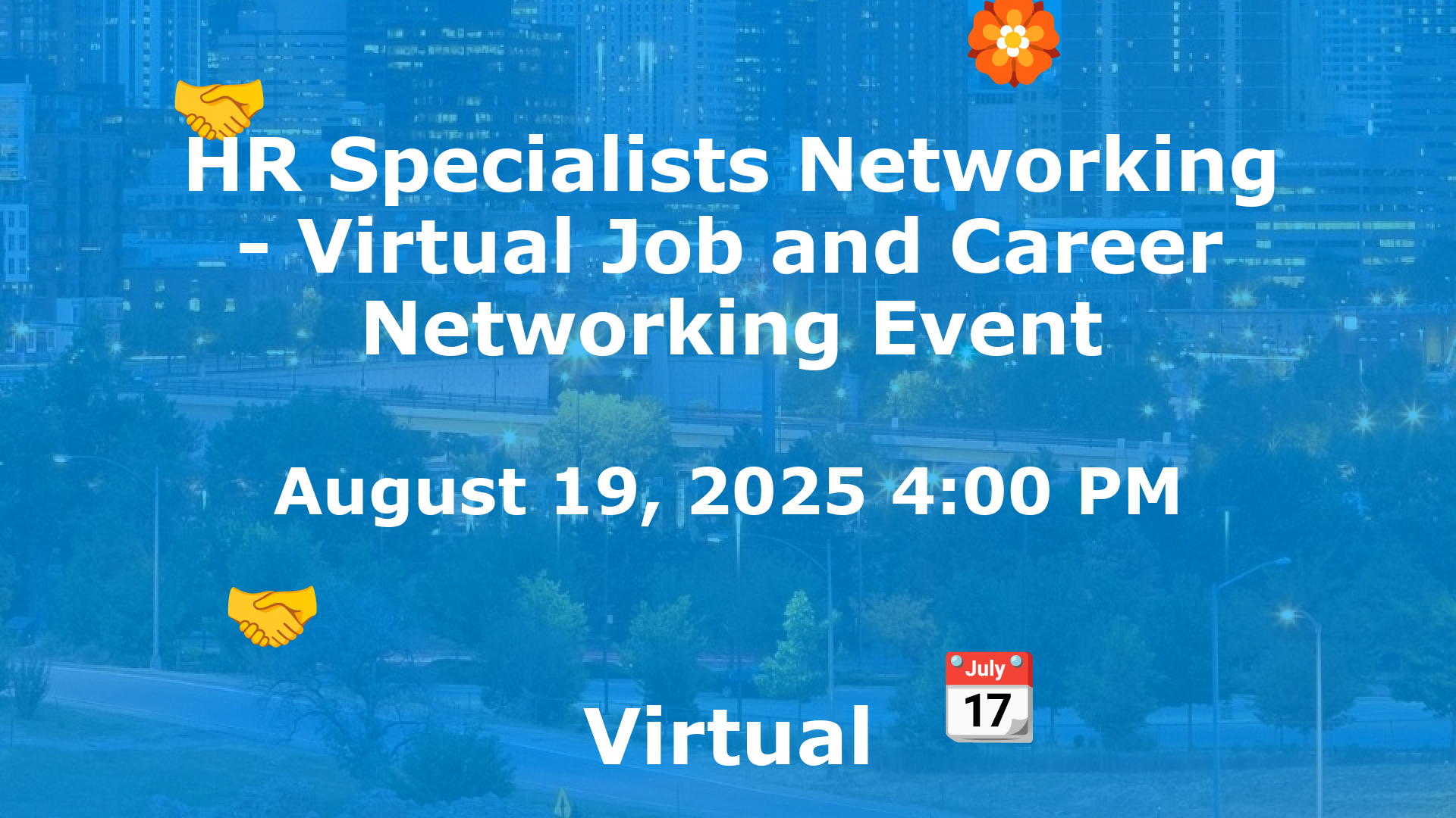HR Specialists Networking - Virtual Job and Career Networking Event event image